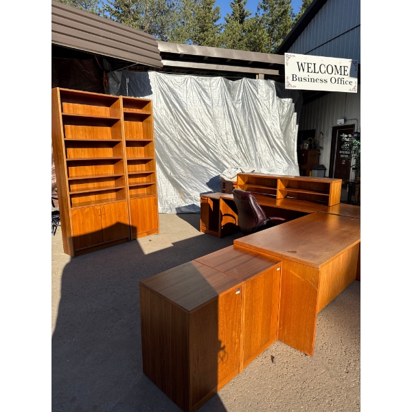 Nine Piece Executive Office Suite 