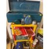 Image 3 : 'UNION' Metal Tool Chest & Contents Hatchets New Tarp & More