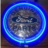 Image 1 : Ford Truck Genuine Parts Clock w/ Neon Light Up Display 18T Quartz