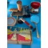 Image 1 : Antique & Vintage Miscellaneous Collection - Shavers, Fur Hat, Metal Basketball Net Frame & More