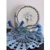 Image 1 : Decorative Dolphin Figurines, Clock, and Tray