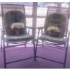 Image 2 : Two Sling-Back Patio Chairs with Cushioned Seats