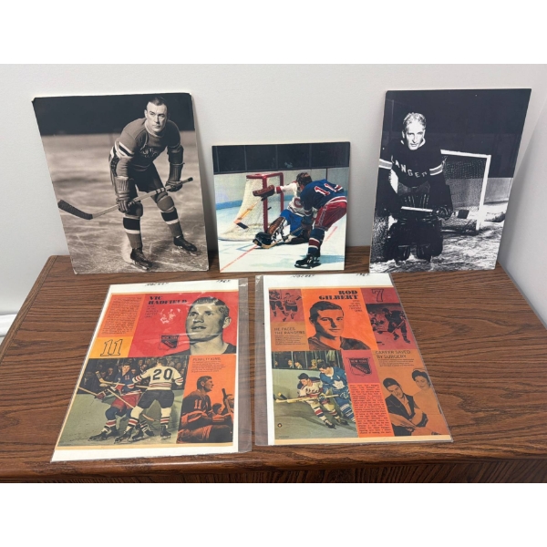 New York Rangers Memorabilia With Photos and Player Features