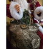 Image 3 : Larger Than Life Santa in Suit on a Rocking Chair w/ a Bag of Gifts & a Dressed up Dog - 60T