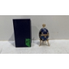 Image 3 : Faberge Egg Blue Trinket Box made in Russia 4.5H