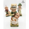Image 3 : MR FARMER , Mr Barber , Mr Dentist. 3 VINTAGE Ceramic Musical Whiskey Decanters 