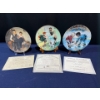 Image 1 : Set of Three Collectors Plates with original boxes and COA