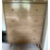 Image 1 : Four Drawered Vintage Tallboy Dresser 31"w 19"d x 53"tall