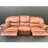 Image 2 : Reclining Leather Couch 88" x 41" x 38"