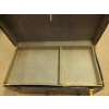Image 4 : Antique Steamer Trunk w/ Key 34 w, 16.5 d, 17.5 h