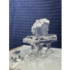 Image 2 : Crystal Piano 3H and Seat 0.5H with Original Box