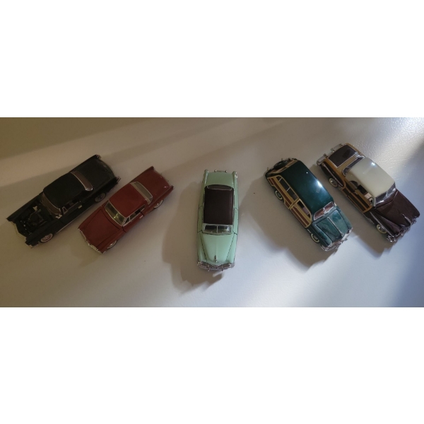 Franklin Mint Classic Diecast Model Cars 1:43 Scale (5 Count)