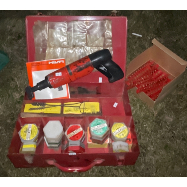 HILTI Ramset Concrete Driver w/ Travel Tote & Accessories
