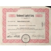 Image 1 : Vintage Stock Certificate (2000, Redmond Capital Corp.)