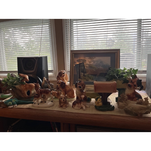 Collection of ceramics stereo equipment not included