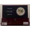 Image 1 : 2005 Canadian $5 Coloured Silver Maple Leaf Coin 99.99% Silver 1 Oz