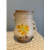Image 5 : Noritake Japanese Hand Painted Vase, Floral Canister, Brown & Yellow English Vase, 3 Mini Urns