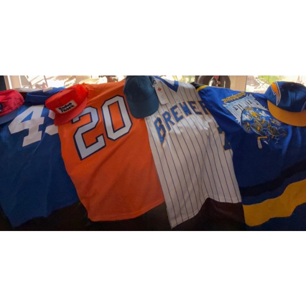 Sports Attire & Cap Collection Men's L-XL Brewers Donald Duck & more 