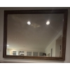 Image 3 : XL Gold Gilt Beveled Frame Rectangular Wall Mirror 45x37