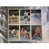 Image 1 : Six 1960s Ice Hockey Action Postcards Featuring Players in-game