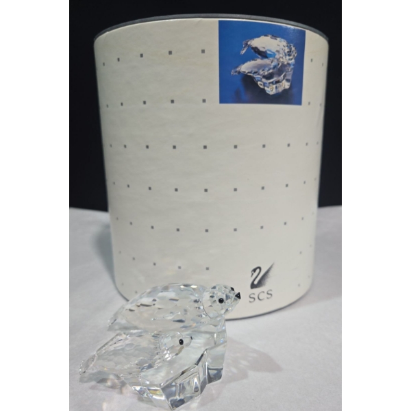 Swarovski 1991 Annual Edition "Save Me" - The Seals (2"T & 4"L)