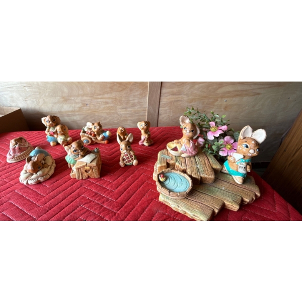 Collection Hand Painted Pendelfins 