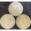 Image 1 : Canadian Silver Half Dollars