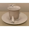 Image 2 :  LLADRO Porcelain 'Dove Cup w/ Sacuer' - 2.5T 