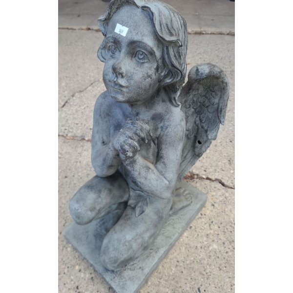 Outdoor Resin Angel Statue 10 W, 15 D, 25 T 