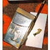 Image 2 : Variety Of Vintage Cuff Links To Wear to Any Ball ++ Broche & Pen & Note Set