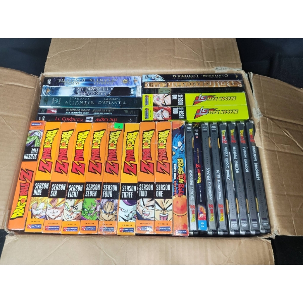 Dragon Ball Z, Dragon Ball GT, and Various DVD Sets