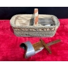 Image 4 : Antique Stereo Viewer with Cards and Basket