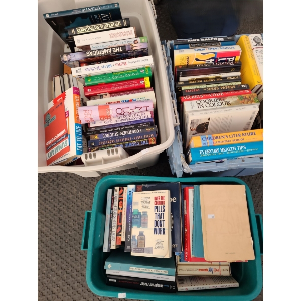 Assorted Books: Fiction/ Non Fiction, Variety