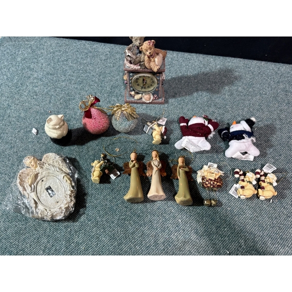 Tree Ornaments & Clock Music Box
