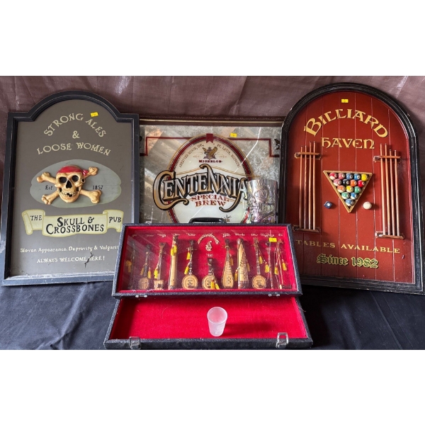 Bar Beer & Billiard Signs - Roanchy Pirate Pub Plaque 22T Centennial beer & more 