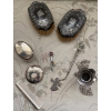Image 1 : Antique Art Noveau Sterling Silver & Silver Plated Pieces 