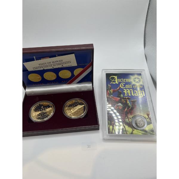 State of Hawaii and Ancient Coin of Magi Coin Sets
