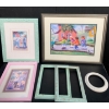 Corinne Hartley Children Prints (13x16) w/ Ginette Laplante Children Print (21x18) & Various Frames 