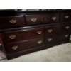 Image 4 : Complete Bedroom Set with 4 Post Bed Frame, Full Size Tall Dresser, Two Nightstands
and A Dresser Wi