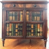 Image 4 : Theodore Alexander Faux Book Laurel Burl Open Library Corner Book Case - 40W x 17D x 94T