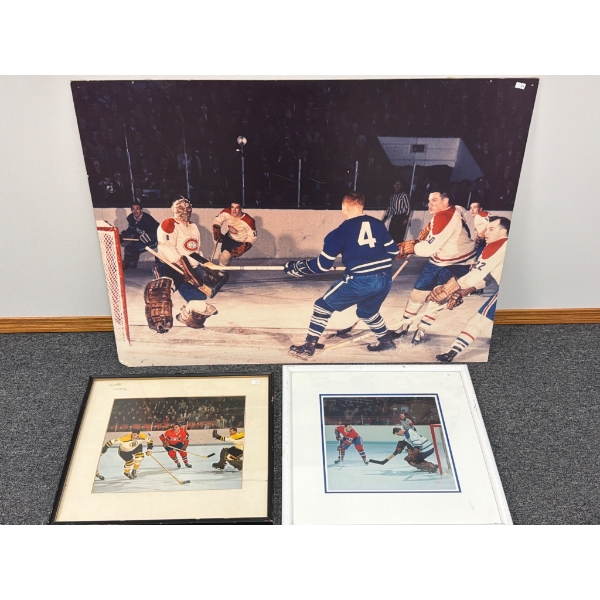 Montreal Canadiens 40"x 30" Hockey Action Photo Artwork