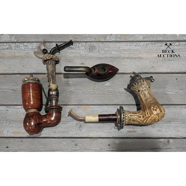 Collection Of Antique Tobacco Pipes, 