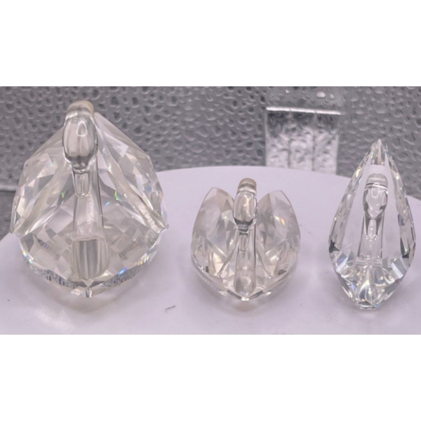 Swarovski Crystal Animal 3 Swans 