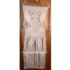 Image 3 : African Light Oak Mask w/ Woven Hanging Macrame  Handmade Bohemium Dreamcatcher