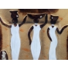 Image 11 : African Figurine, Big Ben & London Framed Art African woman Metal Wall Plaque Brass Candlesticks.