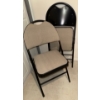Image 4 : 3 Drawer Metral Filing Cabinet 2 Folding Chairs & A 2 Step Ladder