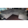 Image 1 : U Shaped Sectional Sofa w/ Microfiber Upholstery 
