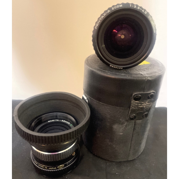 TAKUMAR/6X7 1:2.8/90 8429187 - PENTAX A Zoom 1:3.5~4.5 28~80mm & MAMIYA 