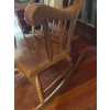 Image 3 : Wooden Rocking Chair - 24W, 21D, 40T 