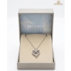 Image 3 :  Peoples Jewellers Diamond Infinity Heart Pendant Necklace Is Crafted From Sterling Silver 925 , 8.9